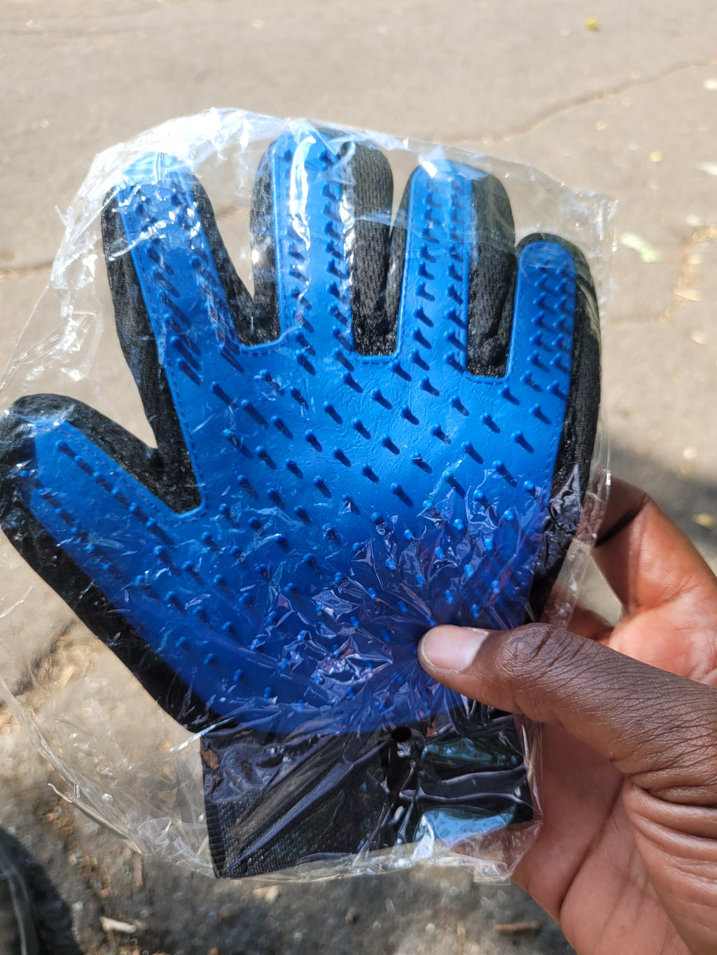 pet grooming glove