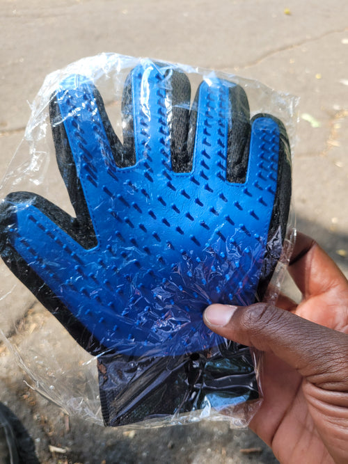 pet grooming glove